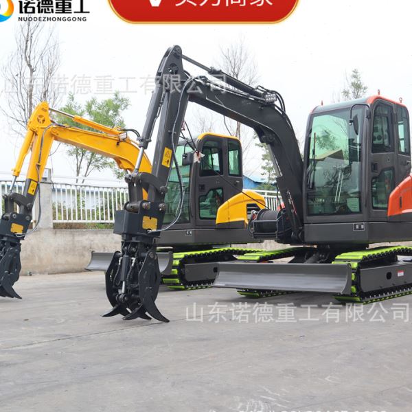 多功能履带挖土机农用果园开沟挖掘机履带式家用建筑工程小型勾机