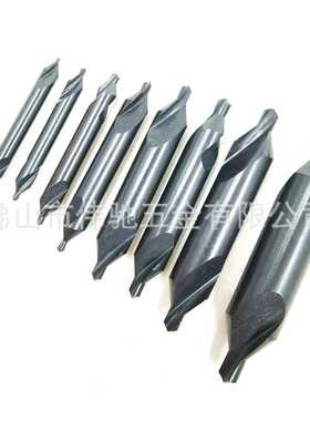 HSSCO含钴中心钻全磨螺旋槽加硬不锈钢定心钻头60度强力A型3 4 5