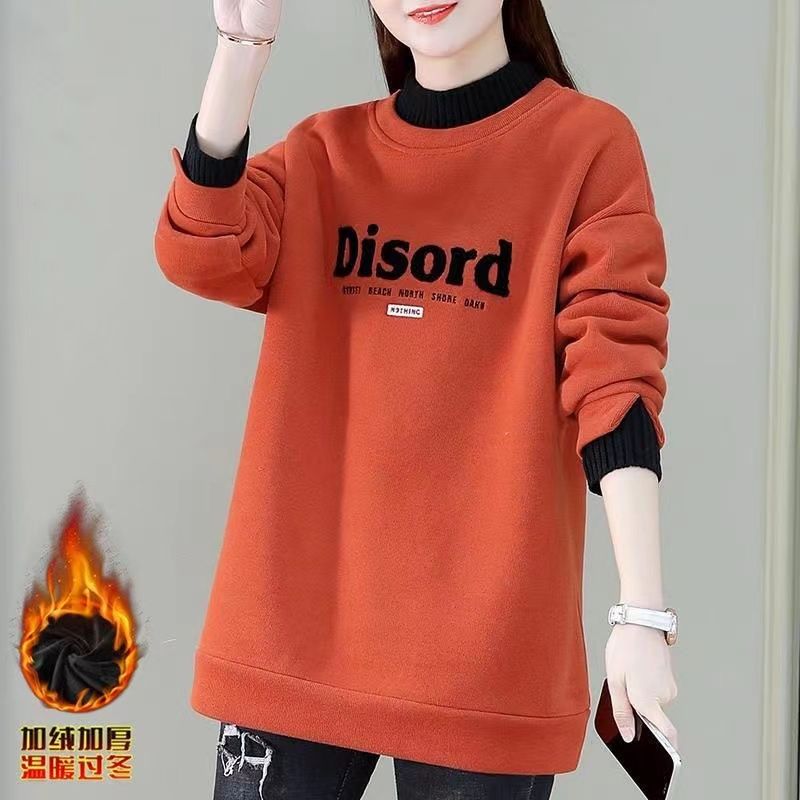 加绒保暖洋气减龄上衣中年妈妈装