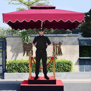 站台岗亭户外移动岗亭保安亭门卫值班岗亭物业形象岗亭岗台遮阳伞