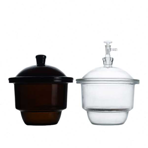 干燥器150/180/210/240mm实验室仪器干燥皿透明棕色玻璃干燥器