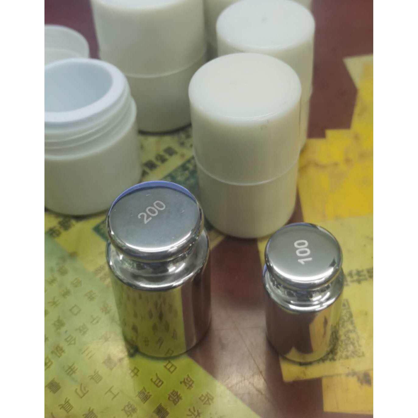 E2级不锈钢无磁砝码 100g 200g 精准校正万分之一电子天平法码