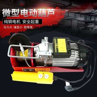 修吊机钢丝绳起重机卷 家用小吊机二相电动吊葫芦1吨提升机装
