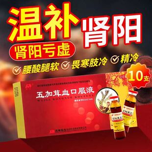敖东 五加茸血口服液 10ml*10支/盒温补肾阳腰膝酸软肾阳虚补肾