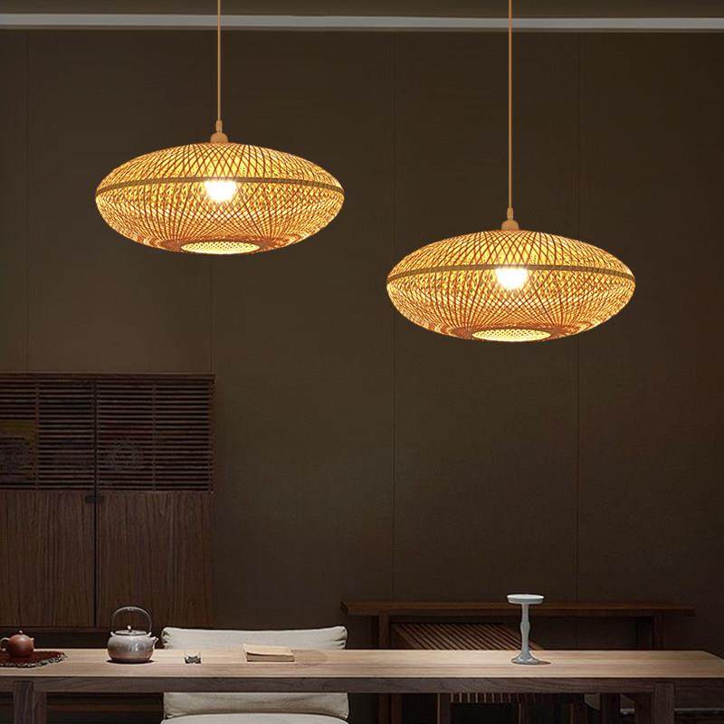 竹编吊灯竹艺禅意茶室中式餐厅民宿灯具日式藤编灯笼复古编织灯罩,家装灯饰光源,酒店/宴会厅/餐饮吊灯,淘宝优惠券,粉丝福利购,淘宝优惠卷