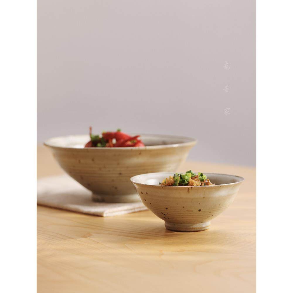 南昔家粗陶餐具 大碗小饭碗盘碟套装 日式手工拙朴餐具素食菜商用,餐饮具,碗,淘宝优惠券,粉丝福利购,淘宝优惠卷