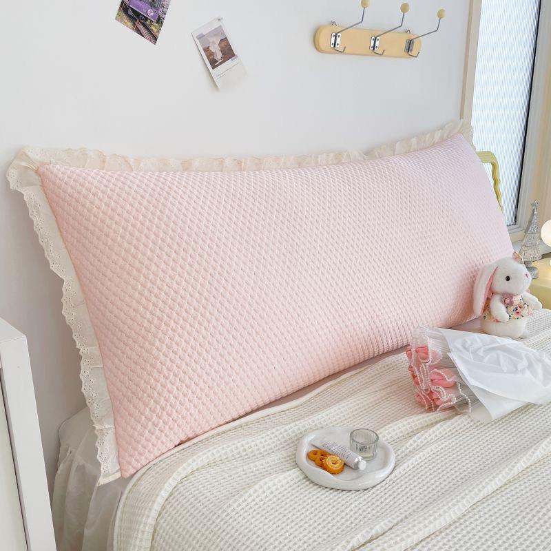凉感丝床头大靠垫少女心卧室床上腰靠枕韩式榻榻米靠背可拆洗