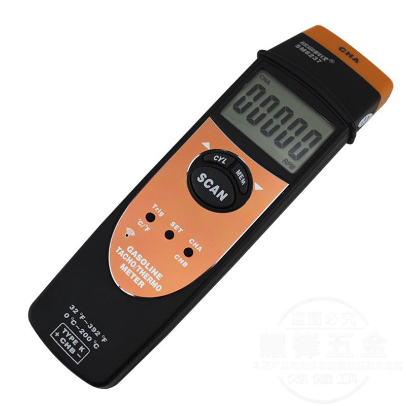 汽油发动机转速表SM8237A非接触感应式发动机转速分析仪