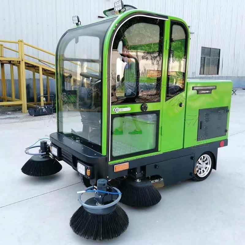 全自动座驾式扫地机厂区景区地面清扫机扫地吸尘喷水清洁一体机