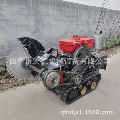 柴油动力马路开槽机 混凝土路面切槽机 沥青道路切割机