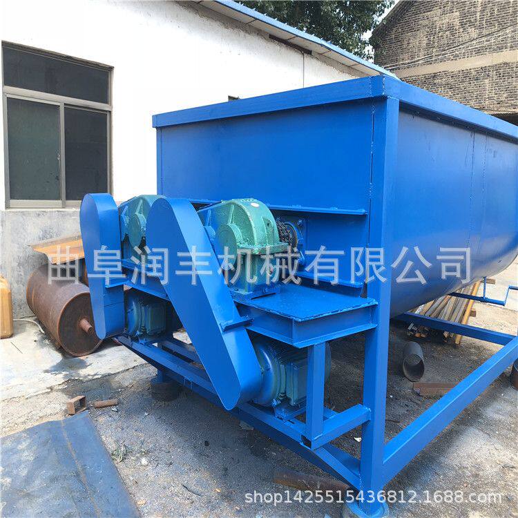 全套养殖设备搅拌机 低耗能电动拌料机 猪草粉碎搅拌机动力节能