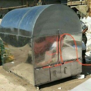 车载式泡沫烤箱 液化气泡沫熔块机 eps泡沫包装箱保温箱融化机