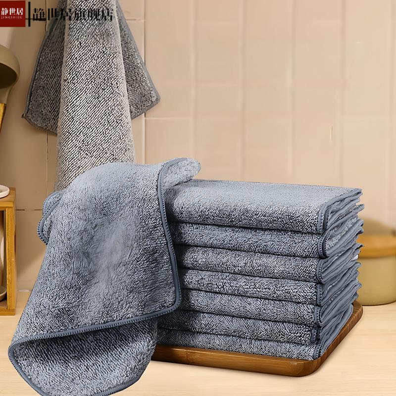 T批发竹炭纤维洗碗巾强吸水不沾