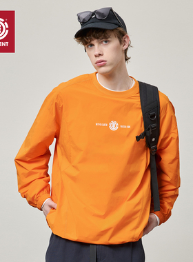 美国ELEMENT滑板套头夹克男户外运动圆领索罗娜情侣百搭休闲外套