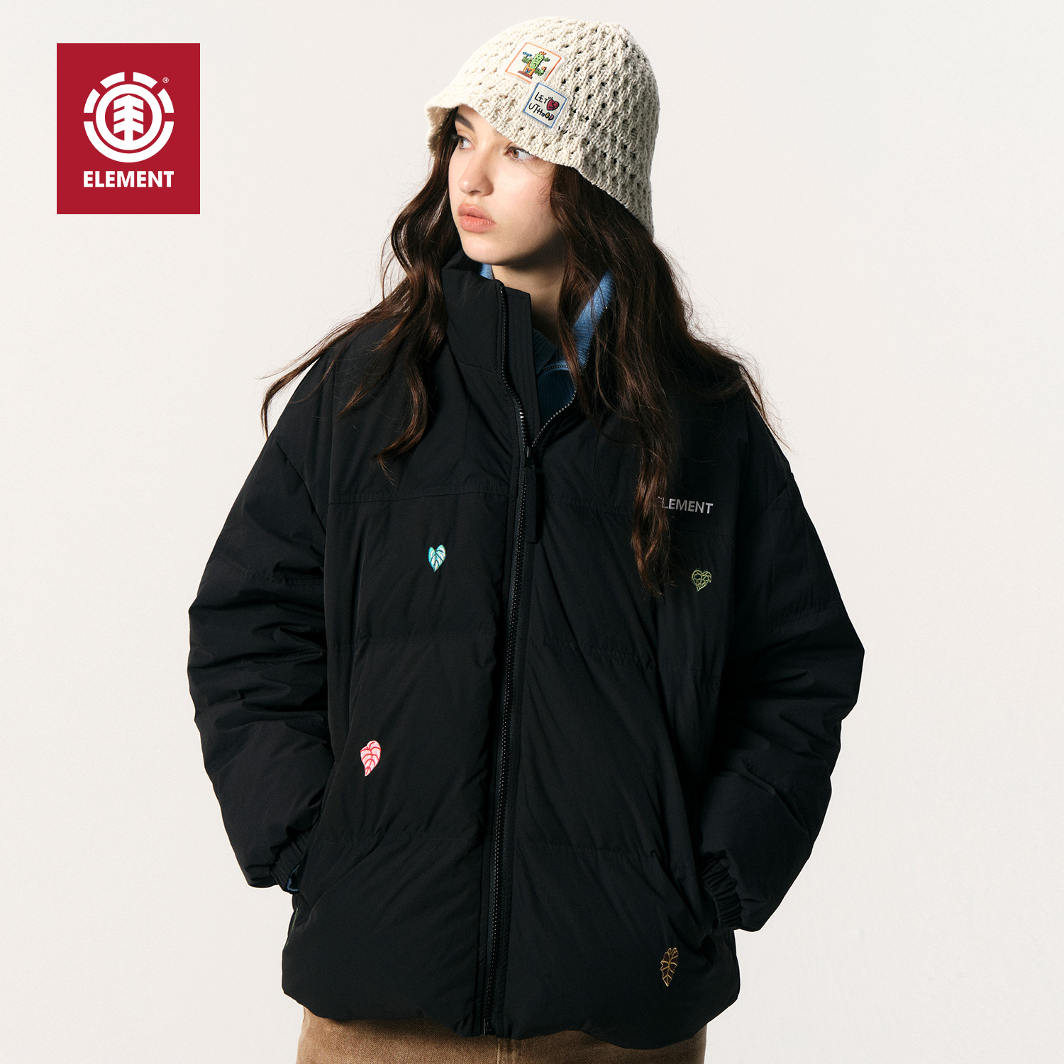 美国ELEMENT滑板羽绒服