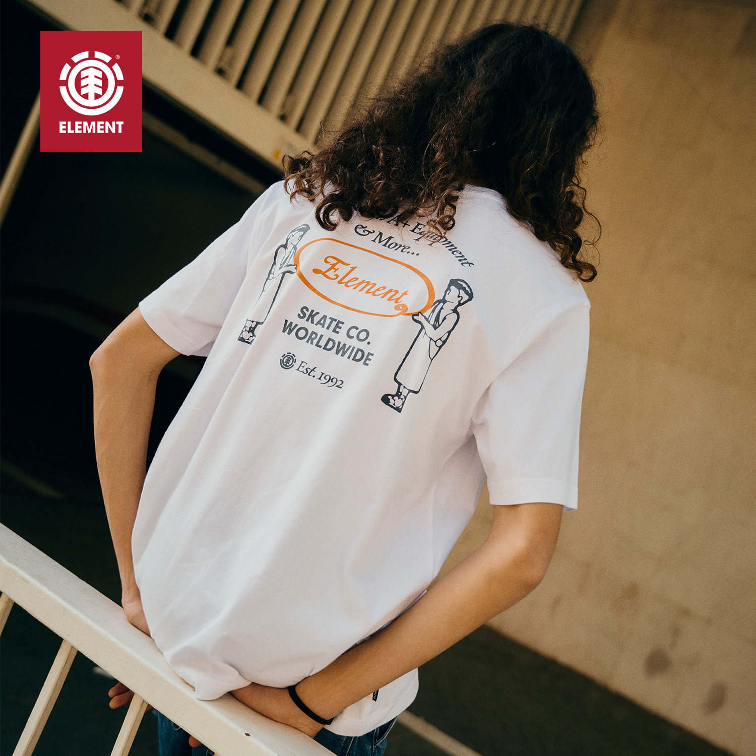 美国ELEMENT滑板短袖美式潮牌