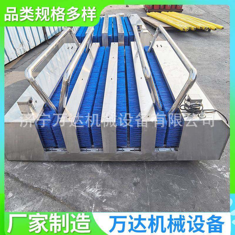 井下全自动不锈钢洗靴机 煤矿双通道无动力刷鞋机靴子清洗机