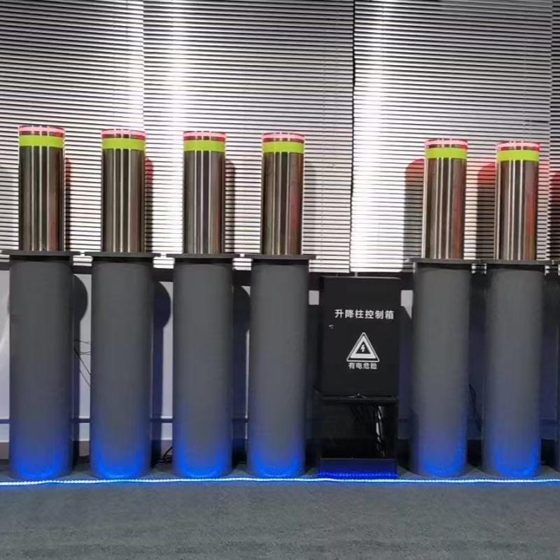 全自动液压升降柱电动防撞半自动升降柱路桩学校不锈钢挡车桩路障