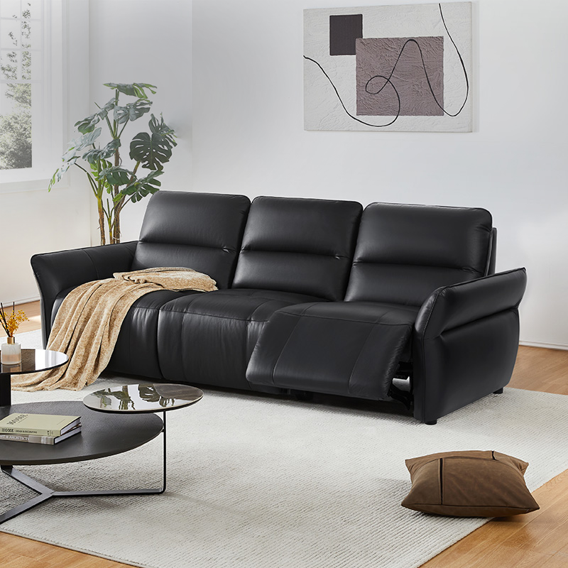 M&D意式轻奢真皮电动沙发