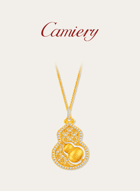 锦窗纳福葫芦项链女款高级感轻奢