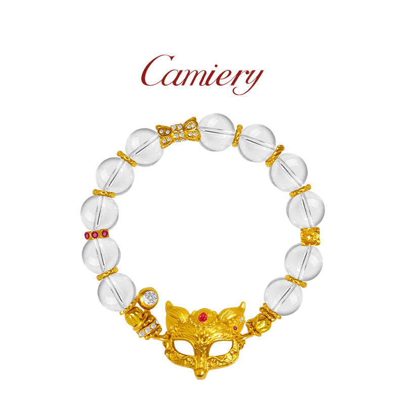 灵狐面具手链女绝美小众精致叠戴