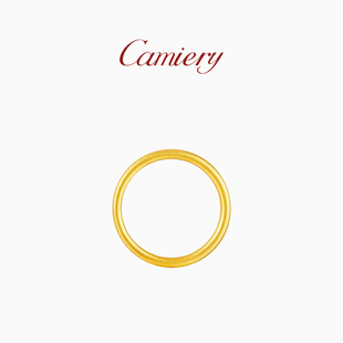 镀24K金 素圈戒指 无负担极简风遇水保色 新店亏本冲量 CAMIERY