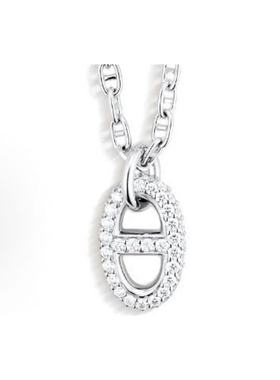 带钻猪鼻子项链女款2025新款轻奢