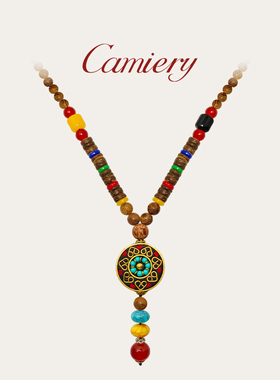 藏式吊坠项链女款高级感轻奢小众