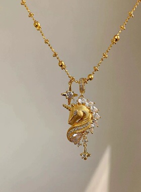 以梦为马项链女款高级感轻奢小众