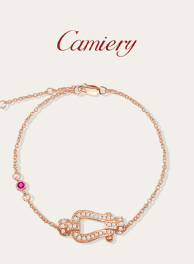 马蹄扣手链女款轻奢精致新年礼物