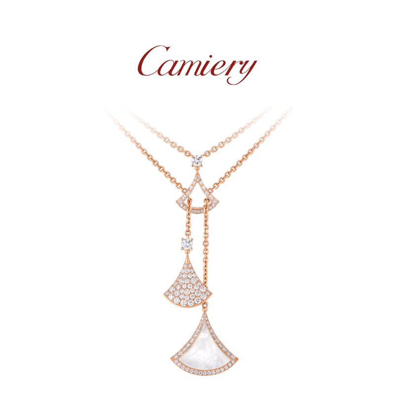 CAMIERY【时尚爆款】流苏裙子项链女高级感轻奢气质百搭锁骨链