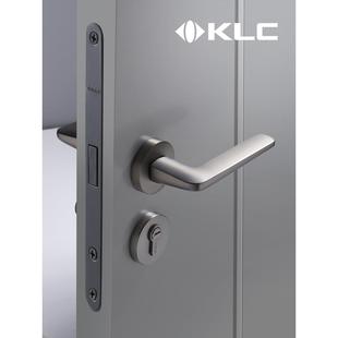 卧室门锁室内现代房门锁简约分体锁静音磁吸家用锁具 KLC北欧风格