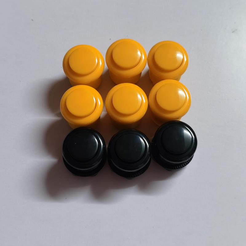 月光宝盒游戏机配件街机按钮格斗机双人家用按键28大号直插型宝联