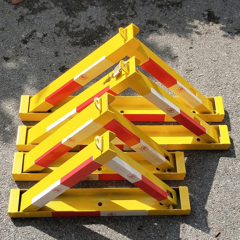 耐压耐撞车位锁槽钢三角地锁免打孔超厚耐用车位地锁停车占位地锁