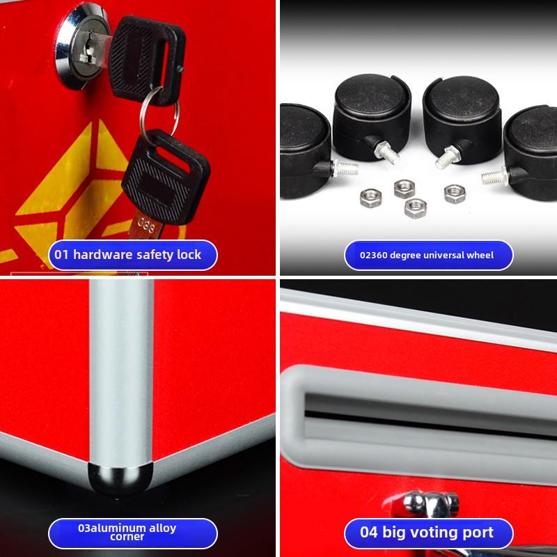 小、中、大挎包落地式覆选框带轮子铝合金覆选框村委托单位会议覆选框