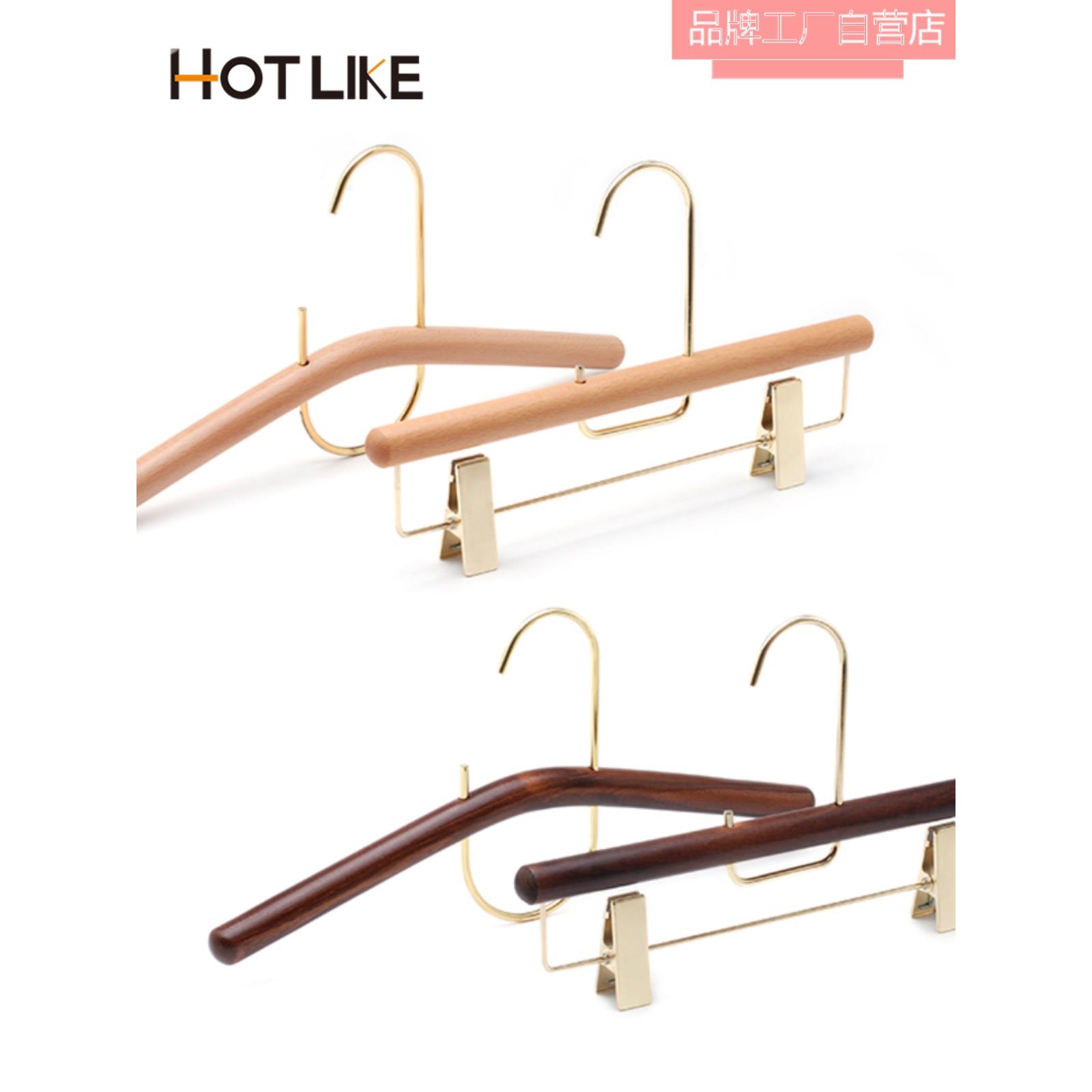 原木旗袍实木衣架女子汉代衣架民宿婚纱照工作室婚礼酒店衣架