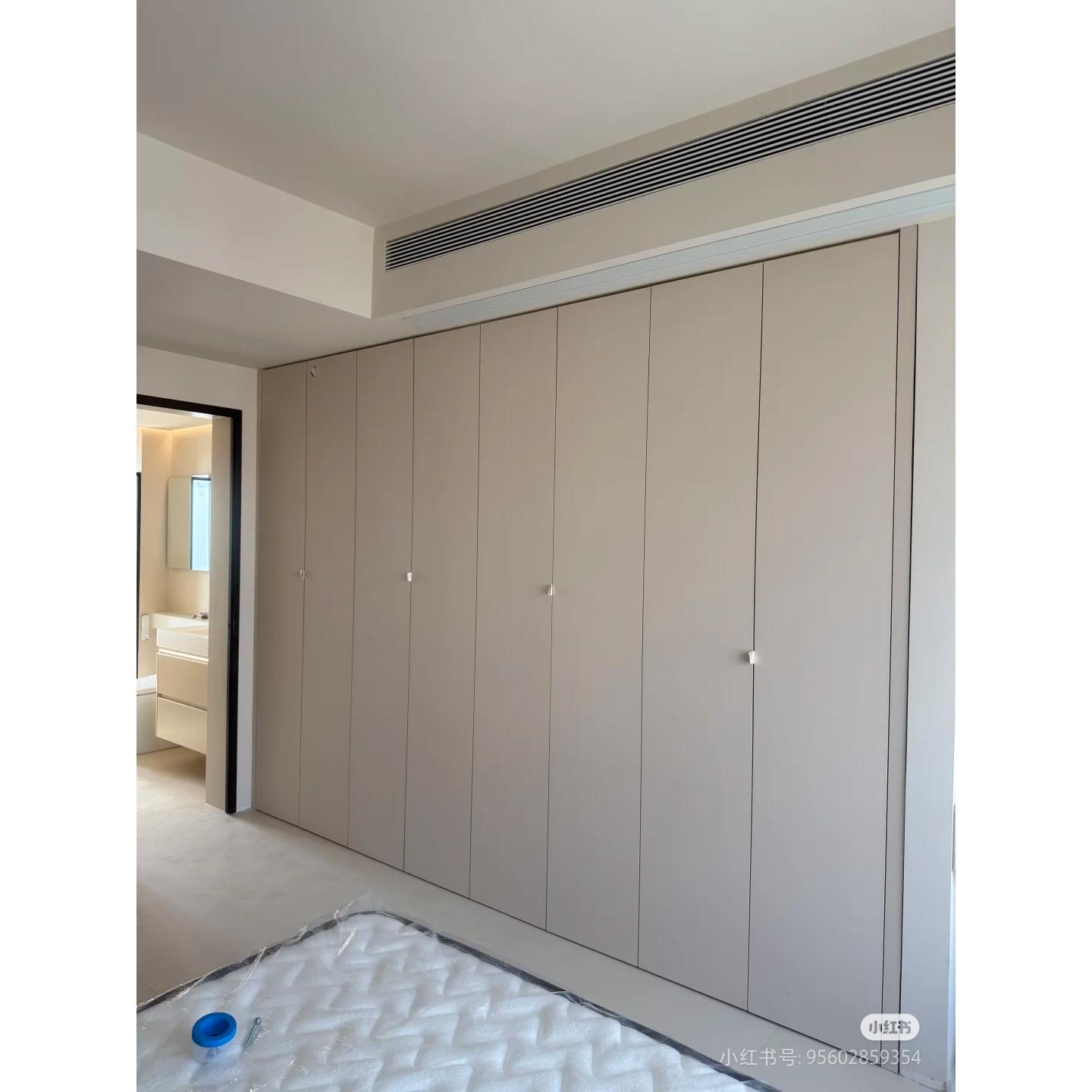 铝合金衣柜折叠门金属推拉门卧室衣柜平开门折叠门滑动推平移门