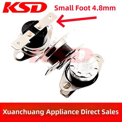 KSD301小脚4.8MM插片302温控开关温度控制器常闭45-150度250V/10A
