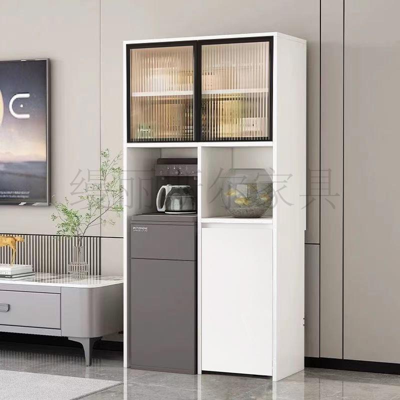 茶吧机上方置物架客厅餐边柜饮水机柜多层储物收纳柜扫地机器人柜