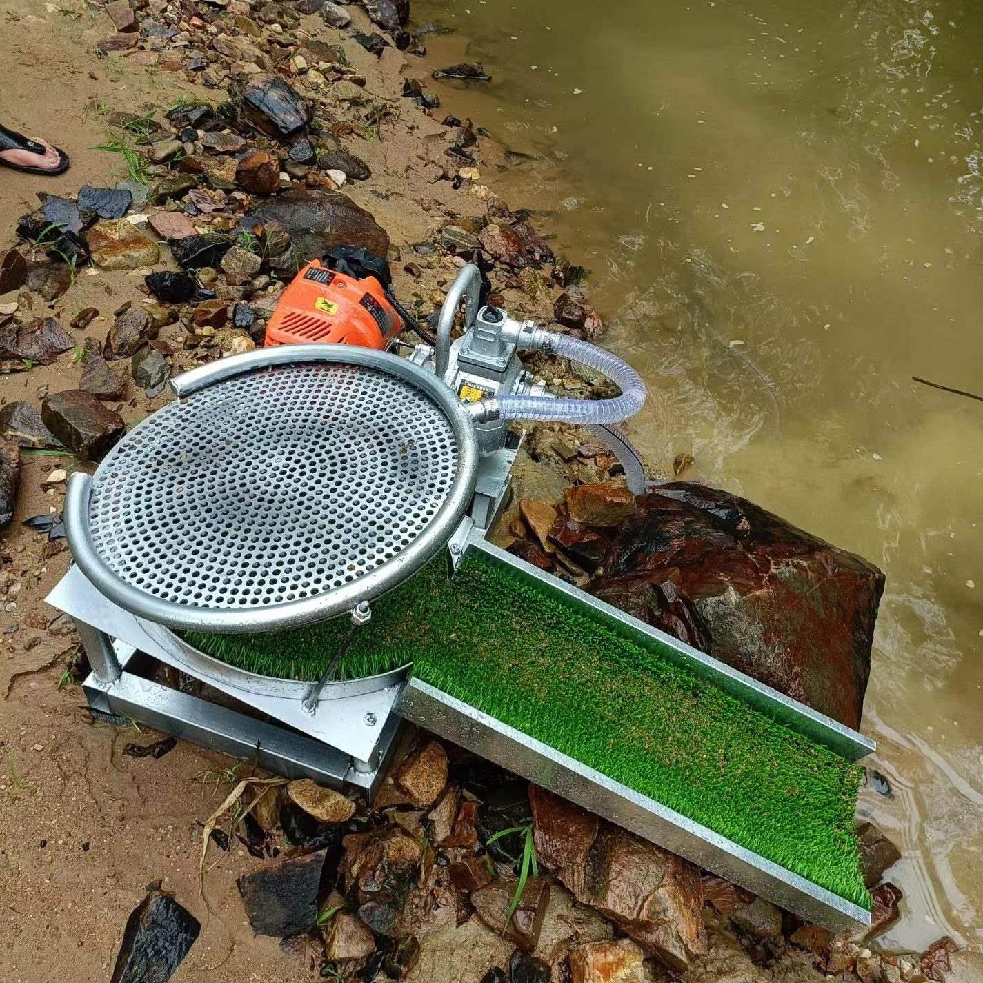 便携式小型淘金机探金洗金机沙场震动摇金机器户外选矿分选筛砂金,机械设备,筛选机,淘宝优惠券,粉丝福利购,淘宝优惠卷