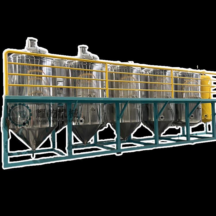 山茶籽油压榨提炼设备 全套胡麻油脂精炼设备 多种油料兼容通用