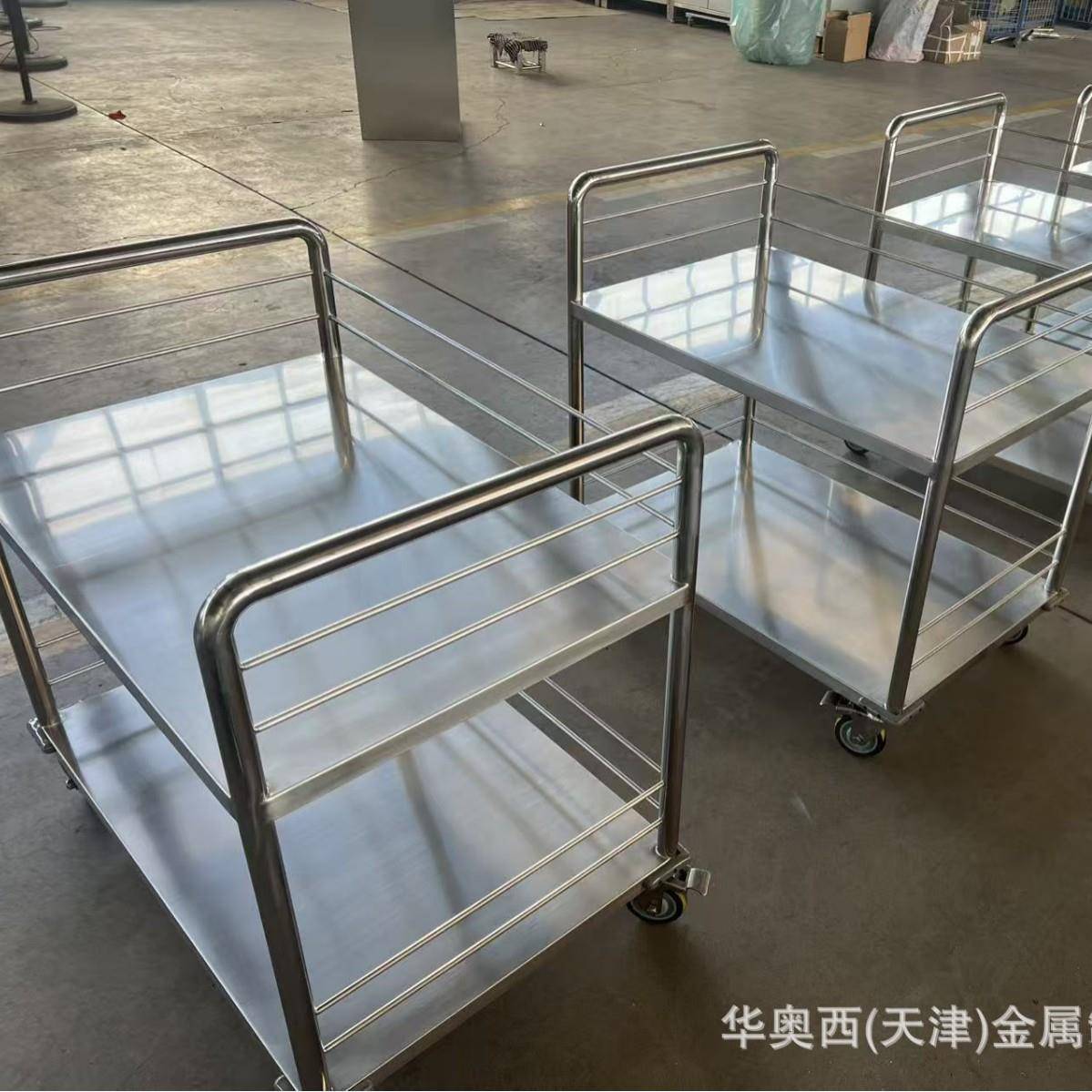ICP 质谱检测无尘实验室不锈钢推车厂家 生产定制工厂 非标定做