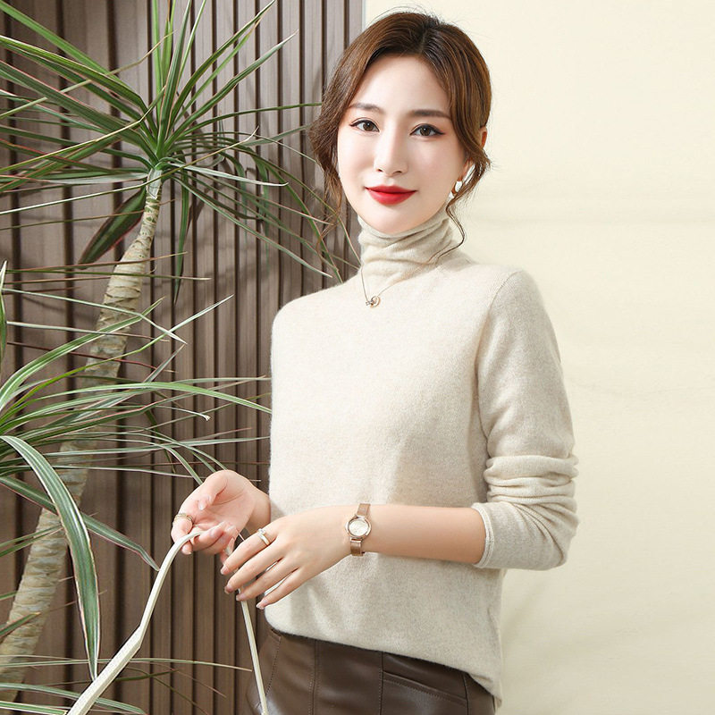 100%纯小山羊绒毛衣女新年春节新款纯色套头高领针织打底衫,女装/女士精品,羊绒衫,淘宝优惠券,粉丝福利购,淘宝优惠卷