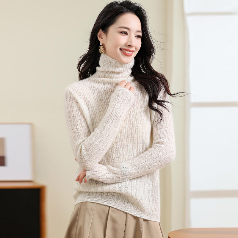 100山羊绒毛衣女高领套头秋冬新款羊绒衫时尚洋气保暖针织打底衫,女装/女士精品,羊绒衫,淘宝优惠券,粉丝福利购,淘宝优惠卷