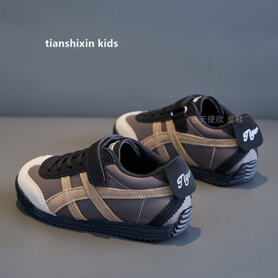 男童鞋子2025春秋新款儿童阿甘鞋透气宝宝女童运动鞋软底小童软底