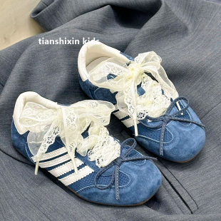 女童鞋子薄款2025夏季新款儿童德训鞋网面透气女孩运动鞋公主板鞋