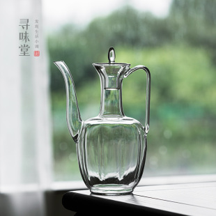 加厚仿宋手执壶泡茶壶家用功夫茶具烧水壶煮茶器 优质玻璃贵妃壶