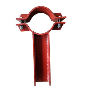 混凝土泵管支架125固定管夹管托管道支撑可调节滑动150支座支吊架