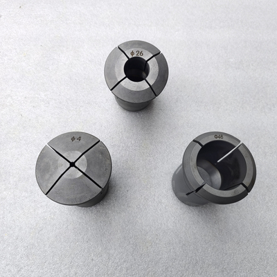 0640a车床成品圆孔夹头 高频淬火喷砂 数控夹头开孔3至46通孔 4开