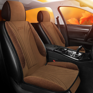汽车加热坐垫冬季车载座垫通用12V车改装座椅车垫电加热毛绒后排